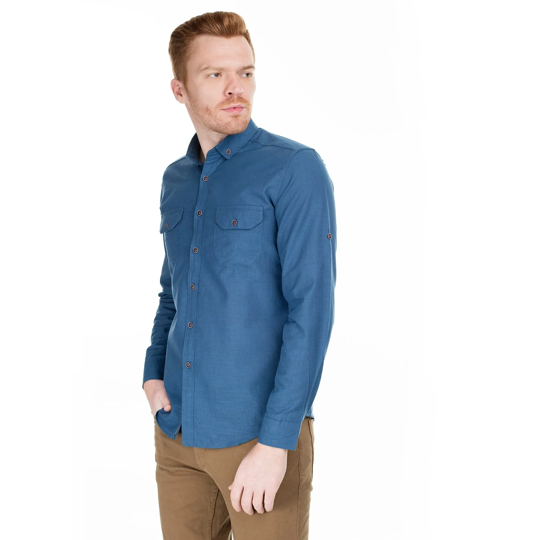 Pockets Cotton Shirt