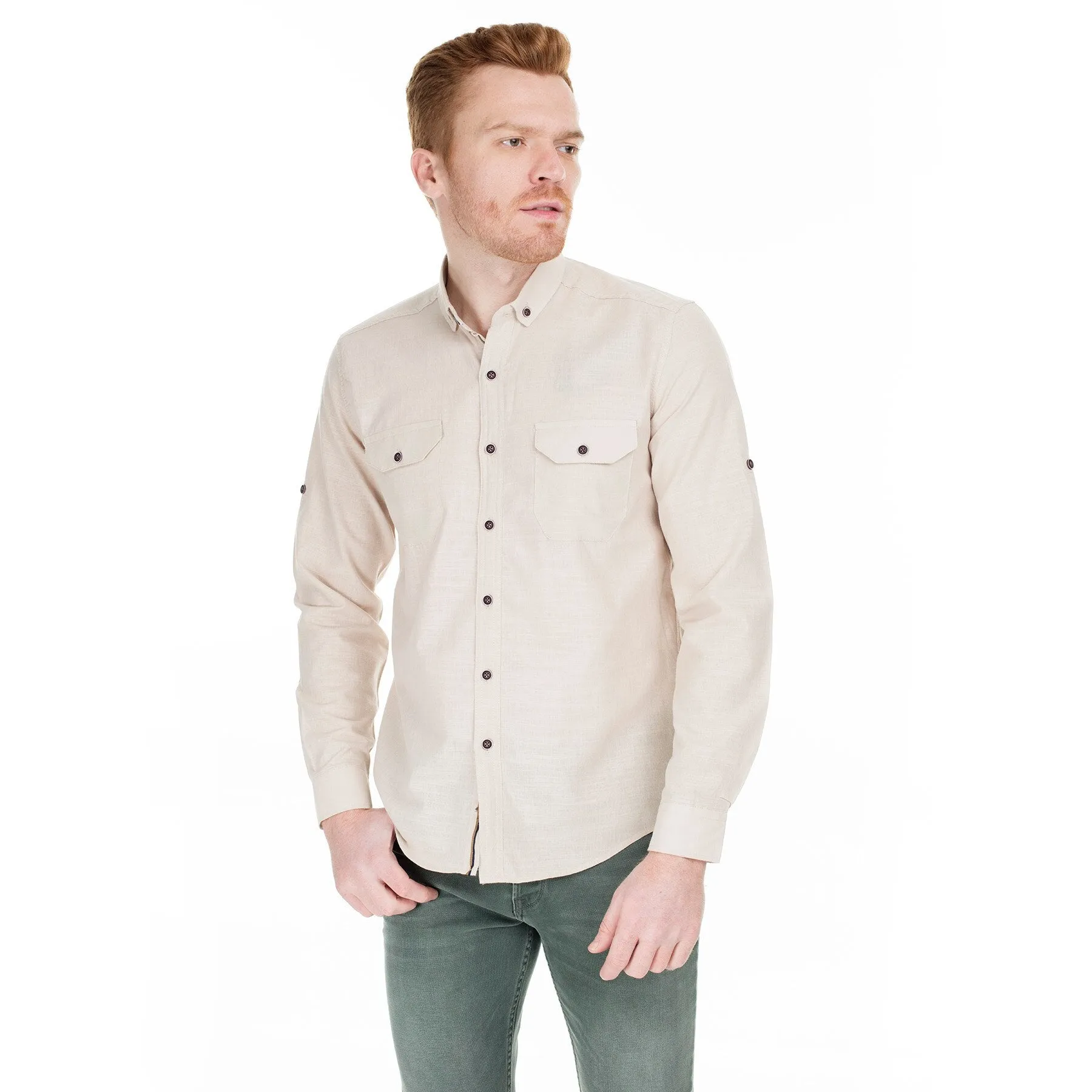 Pockets Cotton Shirt