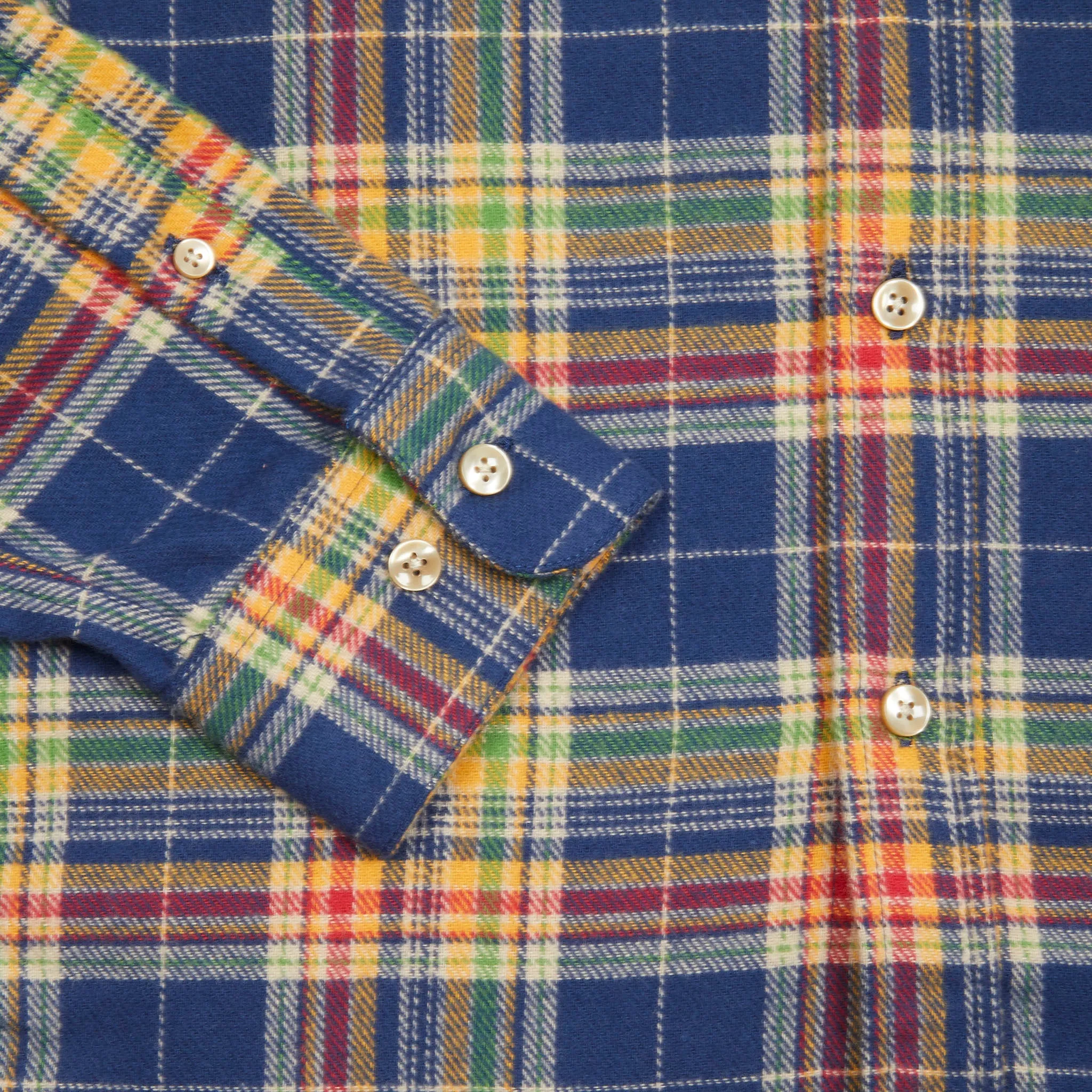 Portuguese Flannel Olissipo Shirt in Blue