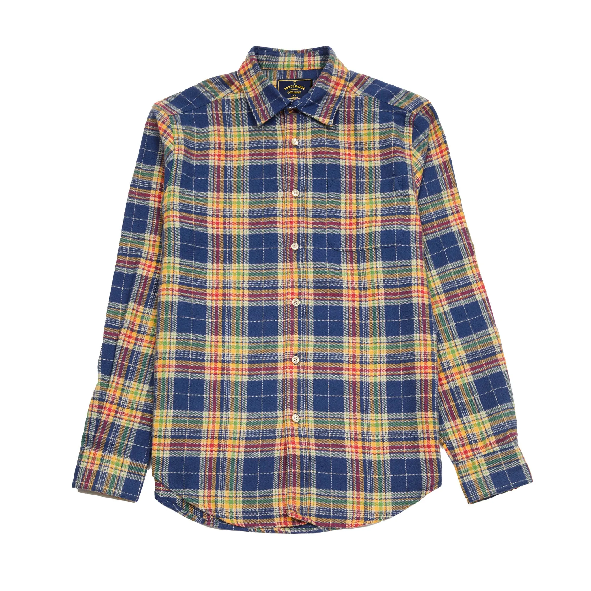 Portuguese Flannel Olissipo Shirt in Blue