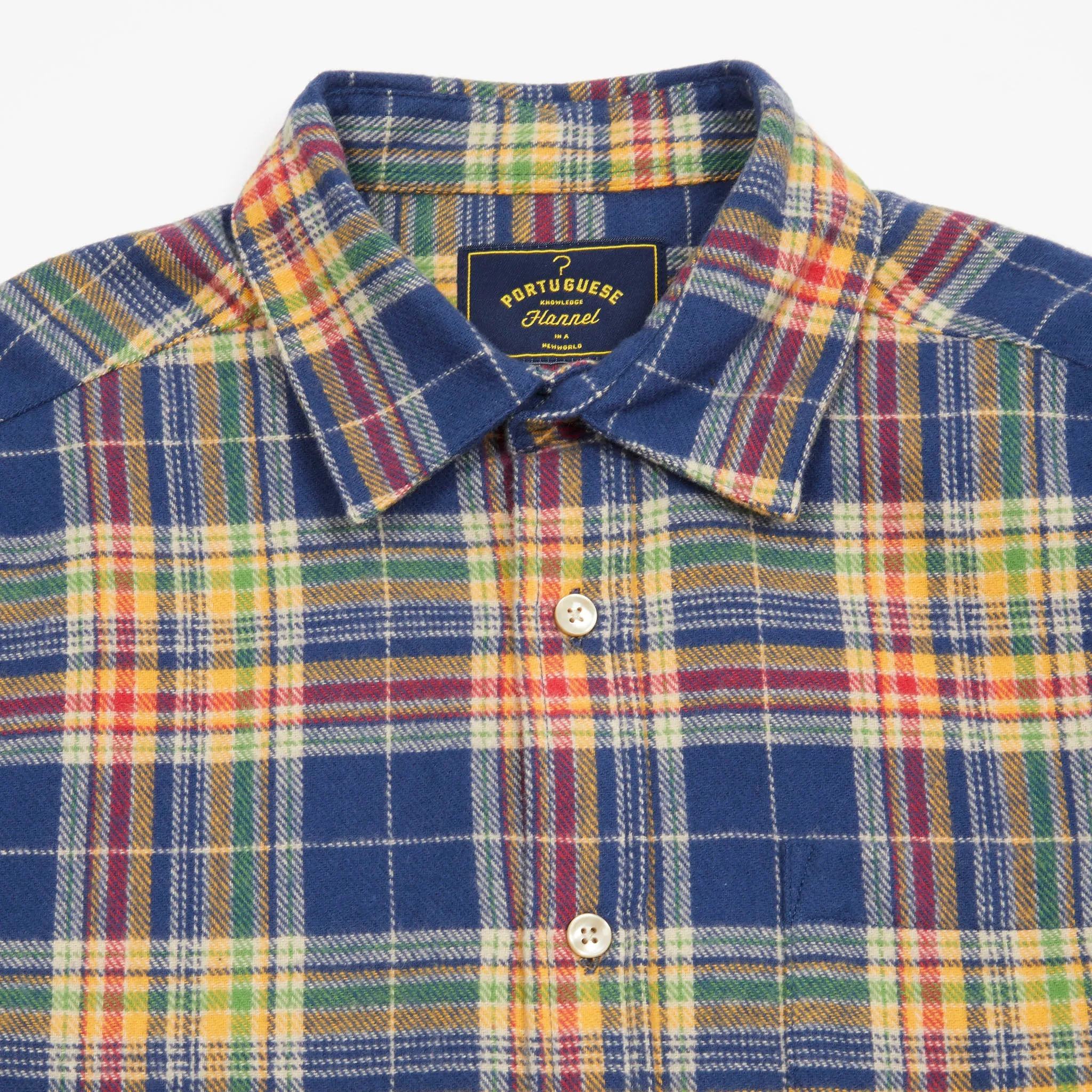 Portuguese Flannel Olissipo Shirt in Blue