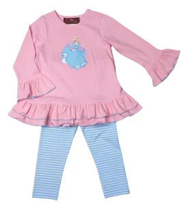 Princess Applique Legging Set