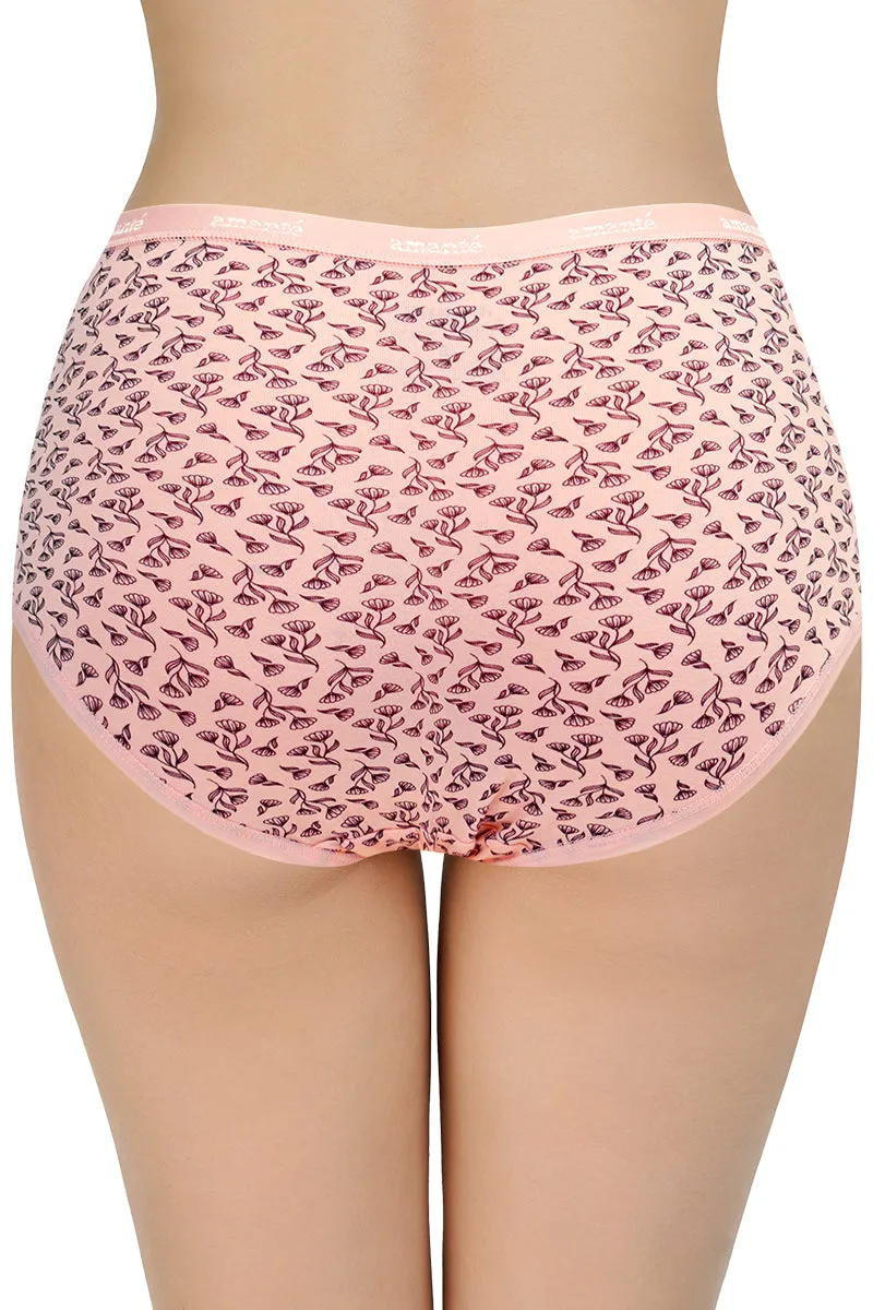 Print High Rise Full Brief Panties (Pack of 3)