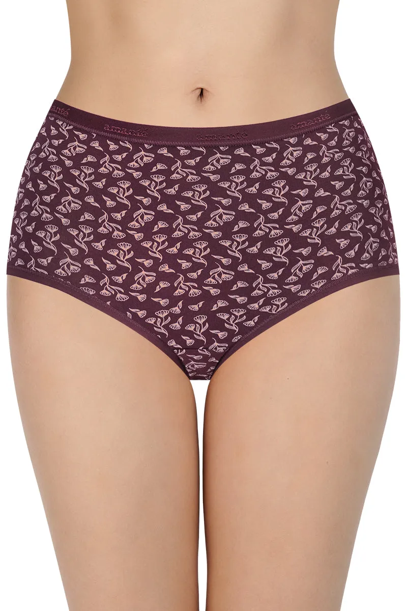 Print High Rise Full Brief Panties (Pack of 3)