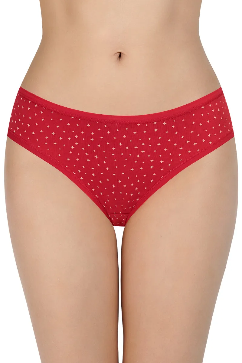 Print Low Rise Bikini Panties (Pack of 3)