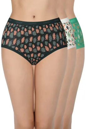 Printed Full Brief Panty (Pack of 3) - C512