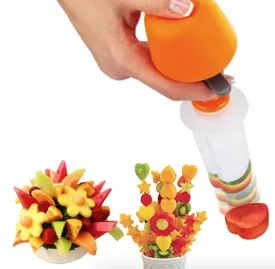 Push & Pop Fruit & Vegetable Shaper Cutter