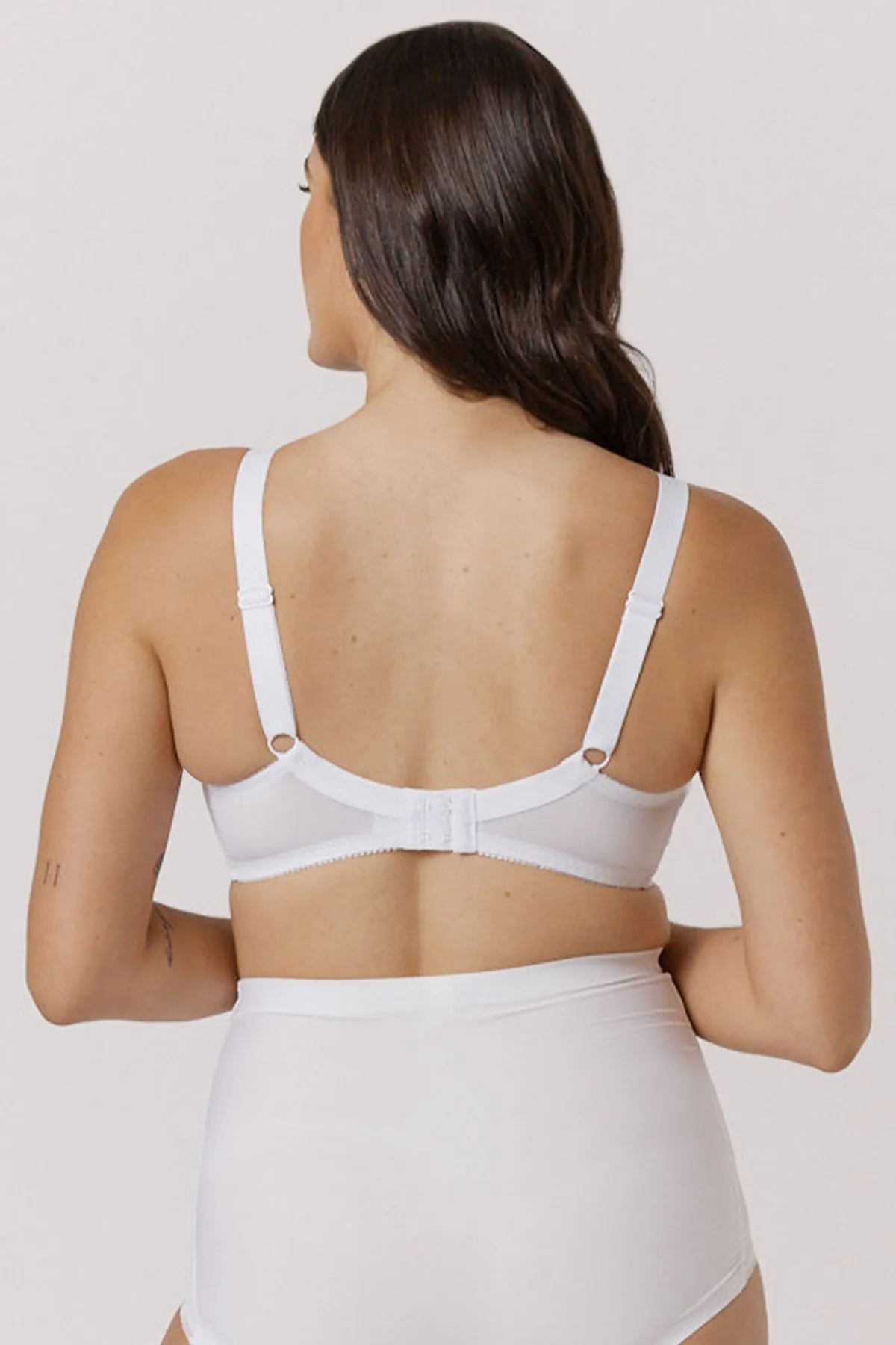 Ruby Lace Underwire-free Bra - White