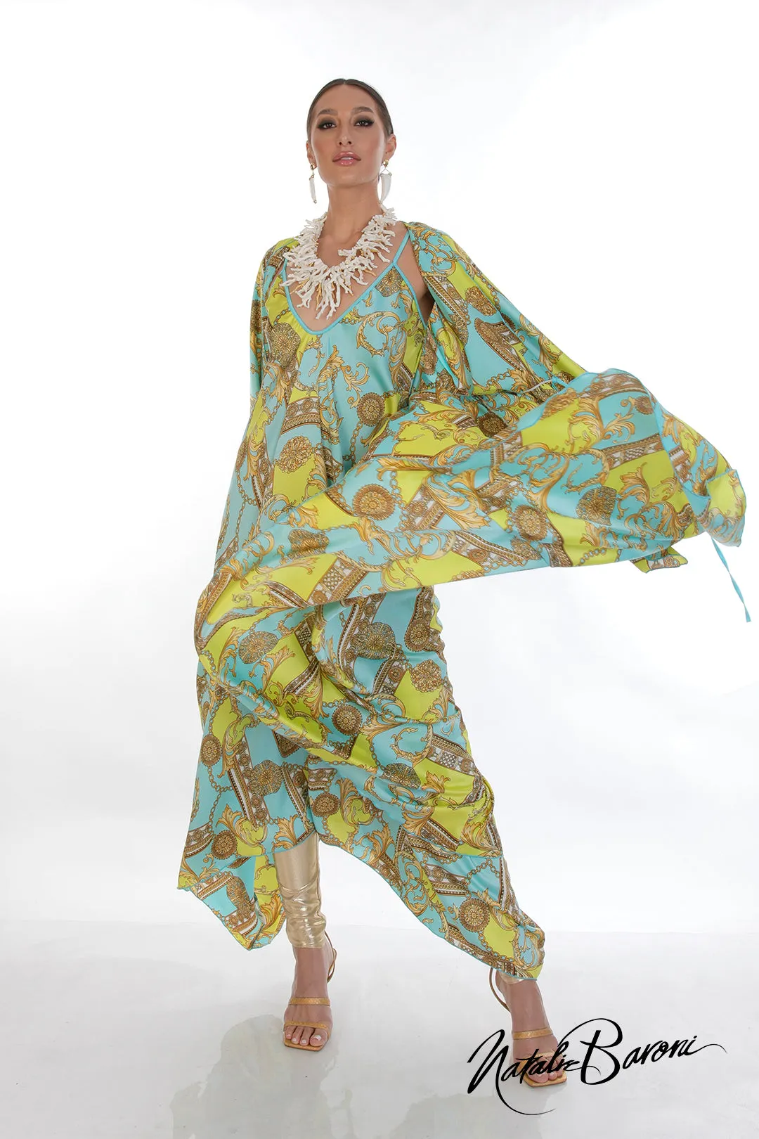 Silk Tie Dress - Murano