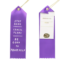 Stay Home - Award RIbbon Card