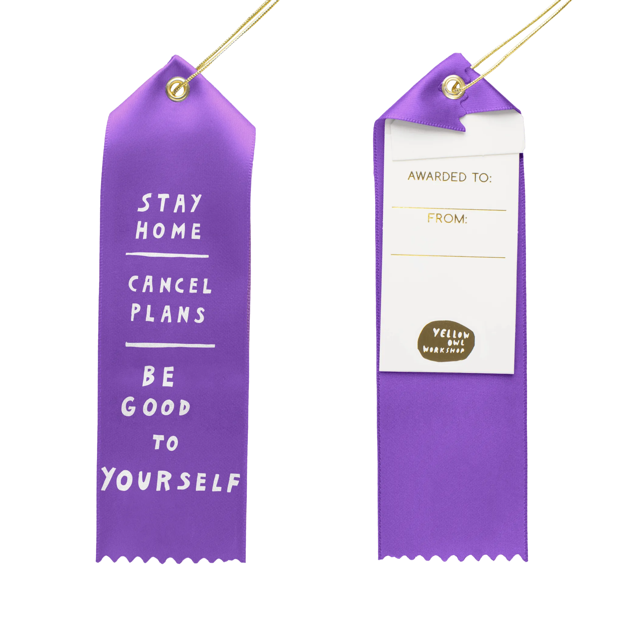 Stay Home - Award RIbbon Card