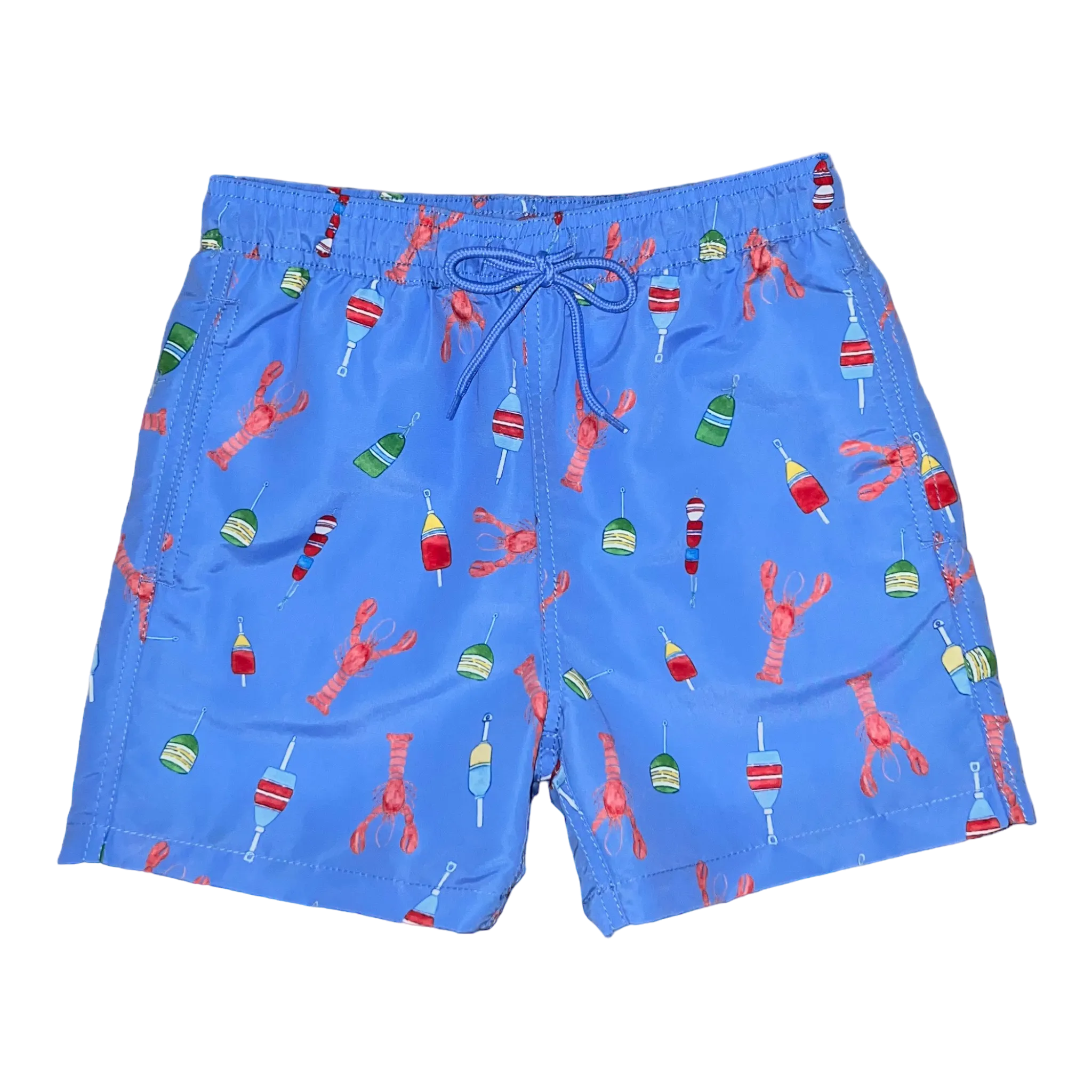 Sullivan Swim Shorts (Boys) - Lobsters & Buoys