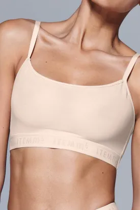 Supportive Power Mesh Bralette Nude Vivid