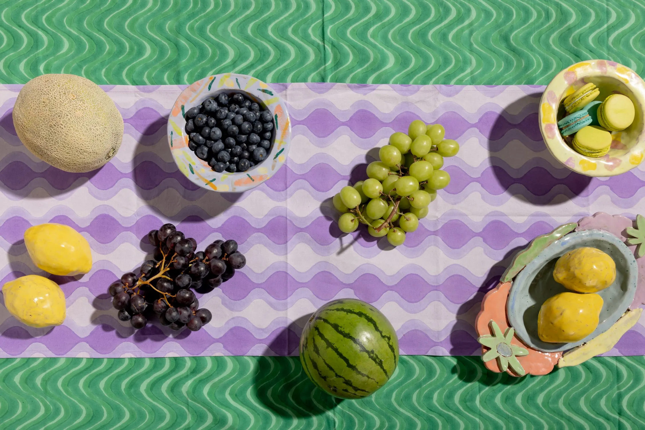 Table Runner in Ultra Violet