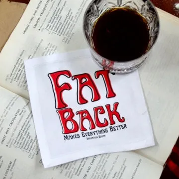 The Fatback Makes Everything Better Cocktail Napkin