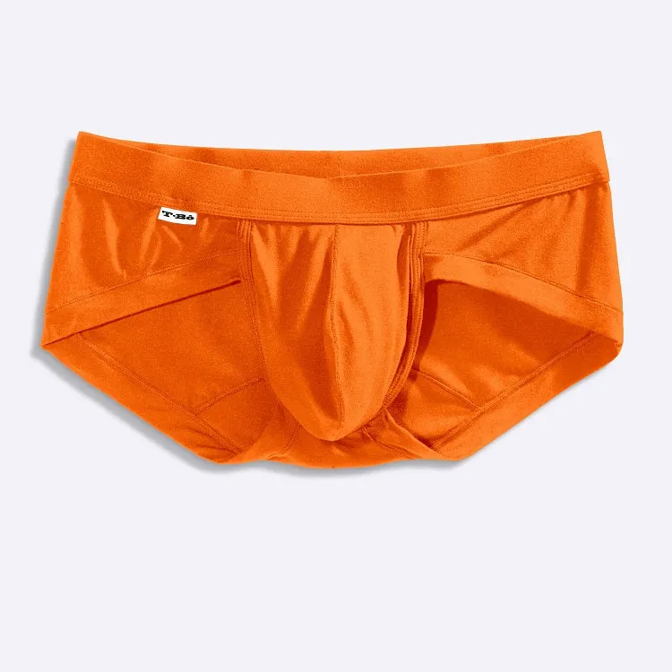 TBô Vibrant Orange Mens Briefs