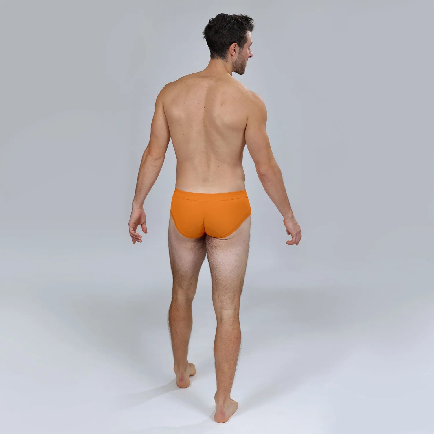 TBô Vibrant Orange Mens Briefs