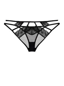 Tilly Caged Embroidery Open Back Brief