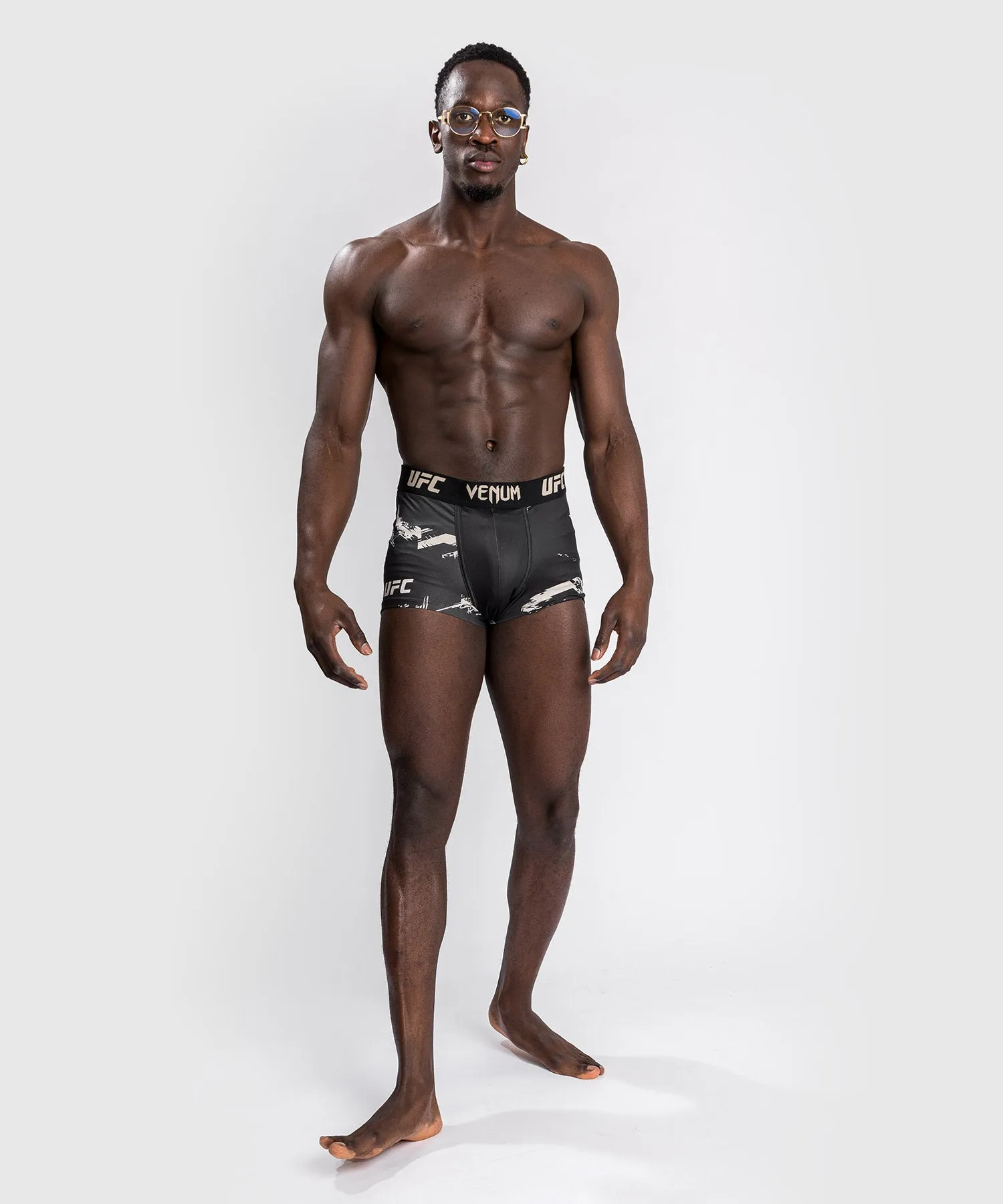 UFC Venum Authentic Fight Week 2.0 Men’s Boxer Briefs - Black/Sand