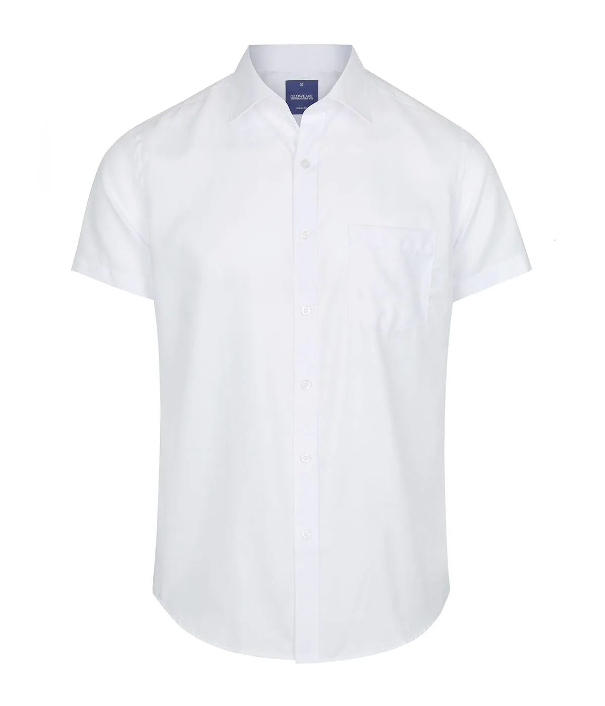 Ultimate White Short Sleeve Shirt Slim Fit 1908S