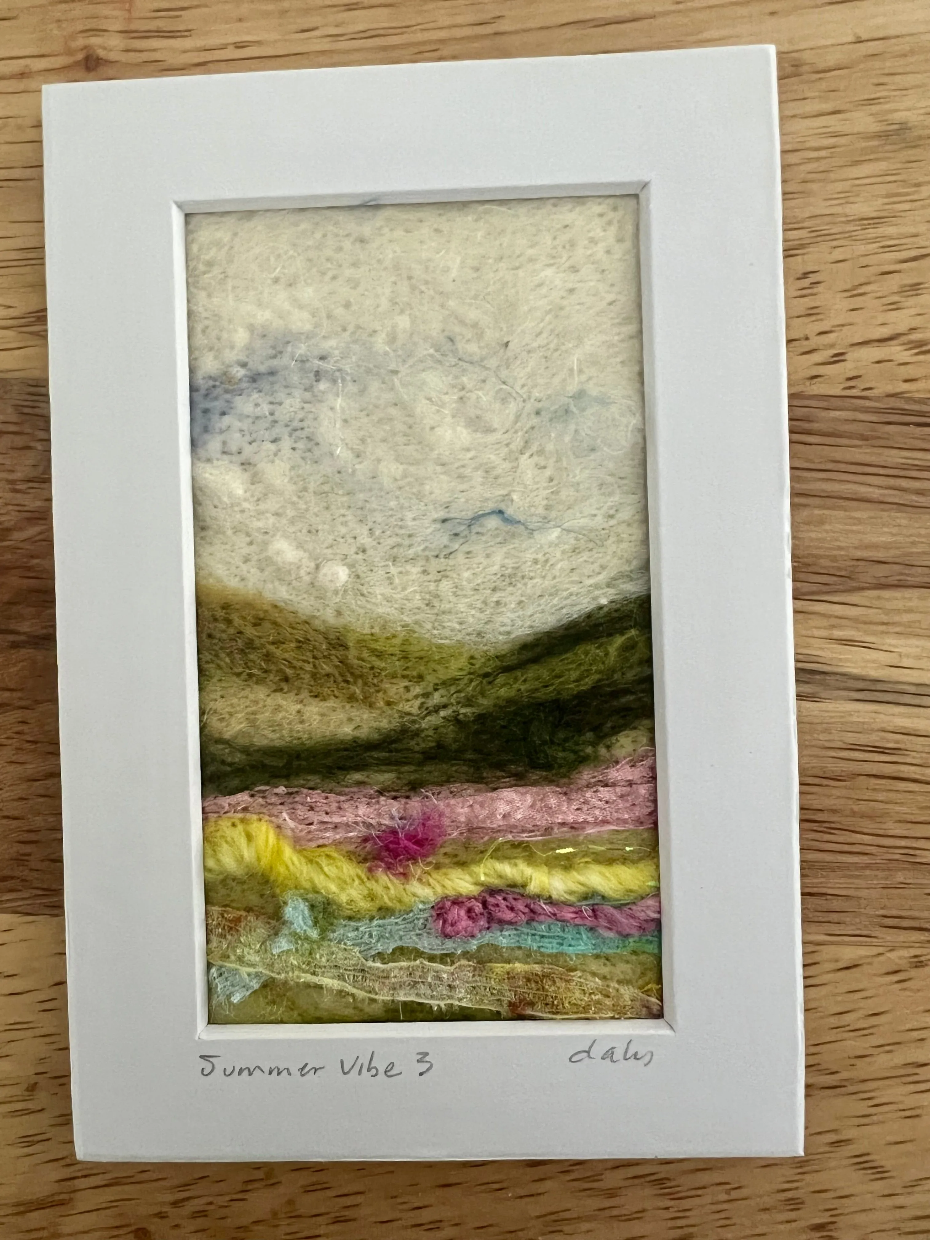 Wool Painting, Summer Vibe 3