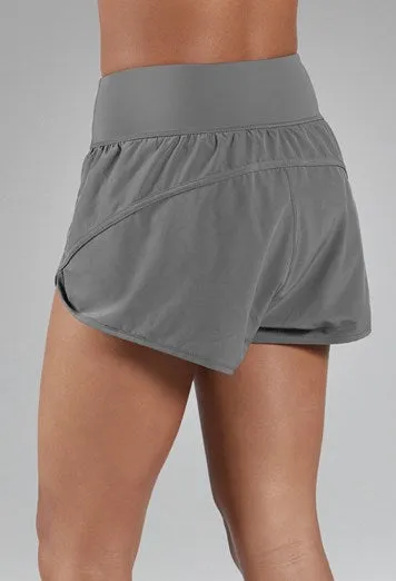 Woven Track Shorts With Briefs